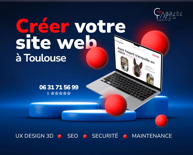 Visuel publicitaire de Gabriel Fines à Toulouse